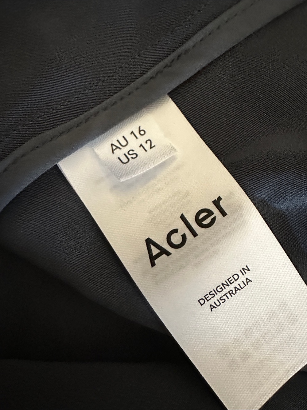 Acler Glatton Gathered Satin Maxi Dress,sz 12, New, Gray - Picture 15 of 15